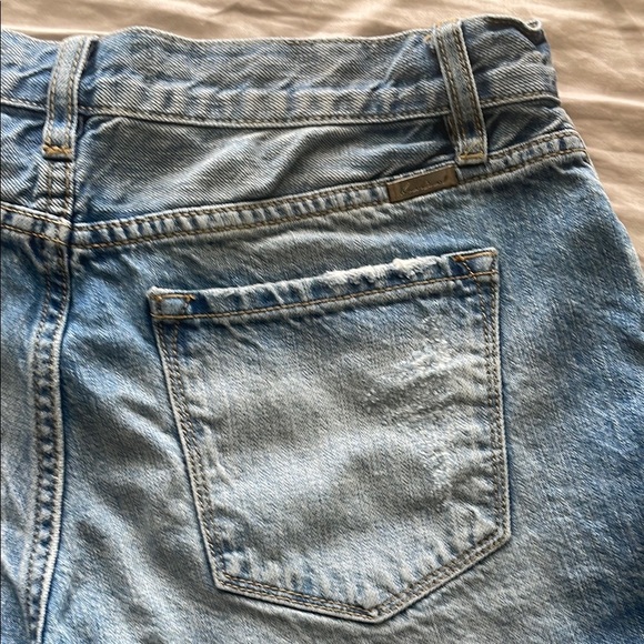 Kancan High Waisted Distressed Denim Shorts 100% Cotton size 27/7 - Picture 8 of 12